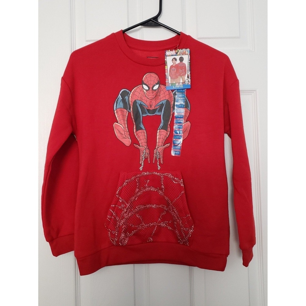 Marvel Boys Sweatshirt New with tags Size Large (10-12)